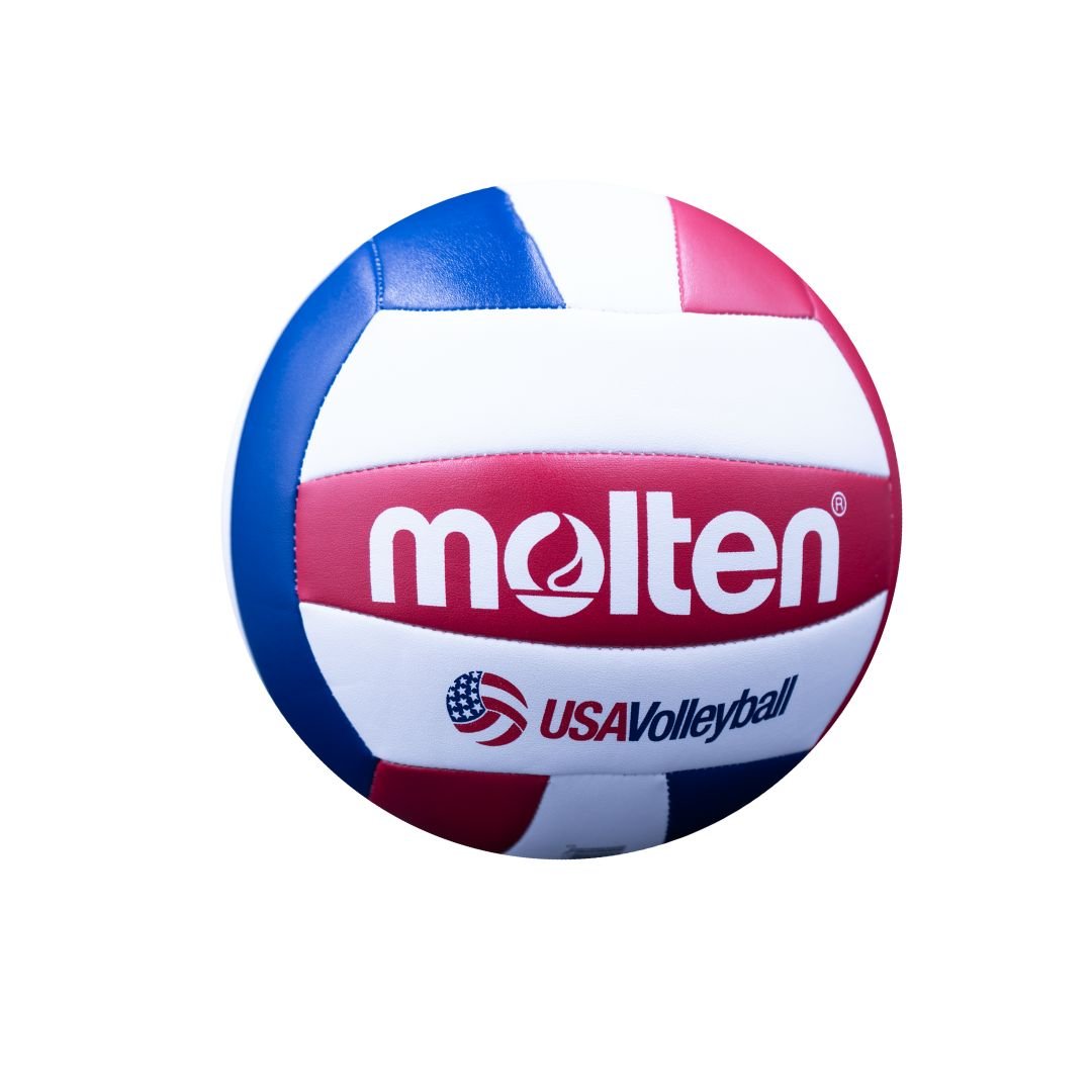 Pallone Da Volley Molten V5 M2501 | Ufficiale FIPAV Under 13 E Scuola | Rosso, Misura 5 (65-67 Cm) - Foto 9