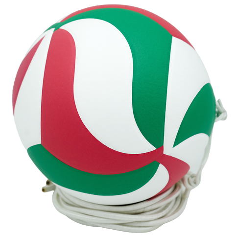 Balon de Molten Voleibol V5M9000T original oficial Colombia rojo blanco verde con cuerdas