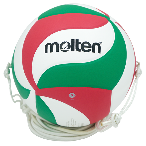 Balon de Molten Voleibol V5M9000T original oficial Colombia rojo blanco verde con cuerdas