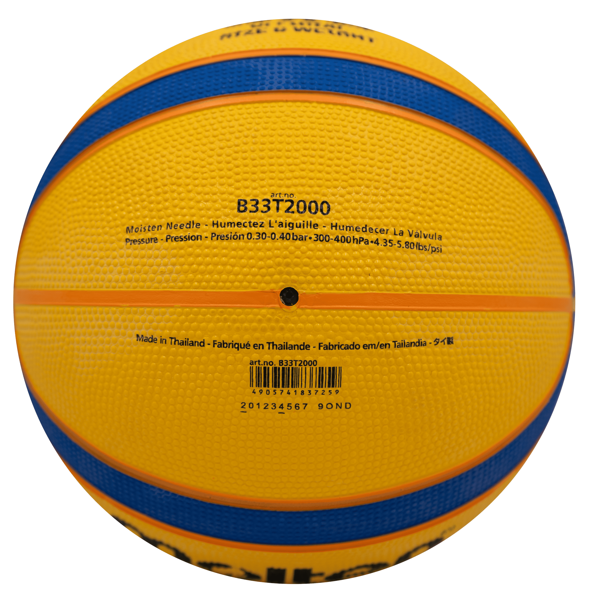 Balón Baloncesto 3×3 Caucho B33T2000 - Molten ColombiaBalón de Baloncesto 3X3