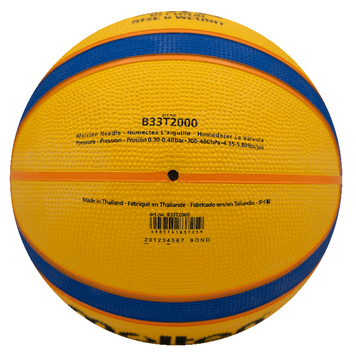 Balón Baloncesto 3×3 Caucho B33T2000 - Molten ColombiaBalón de Baloncesto 3X3