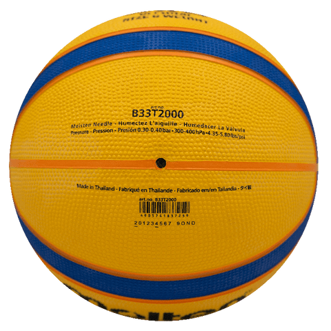 Balón Baloncesto 3×3 Caucho B33T2000 - Molten ColombiaBalón de Baloncesto 3X3
