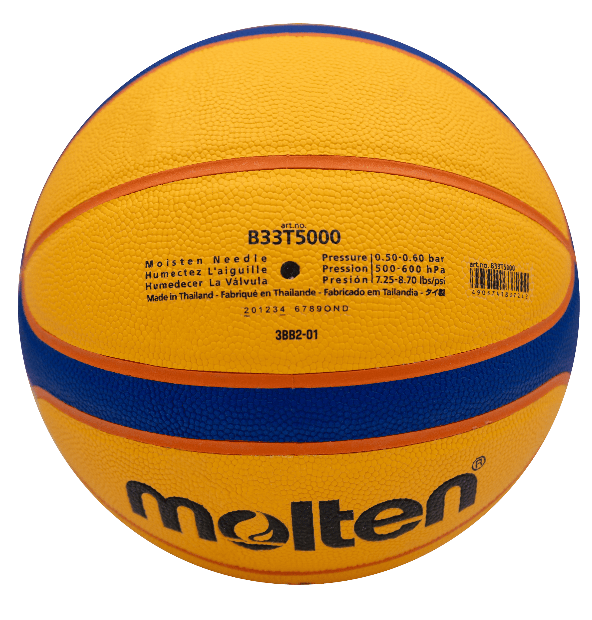 Balón de Baloncesto 3×3 Molten B33T5000 - Molten ColombiaBalón de Baloncesto 3X3