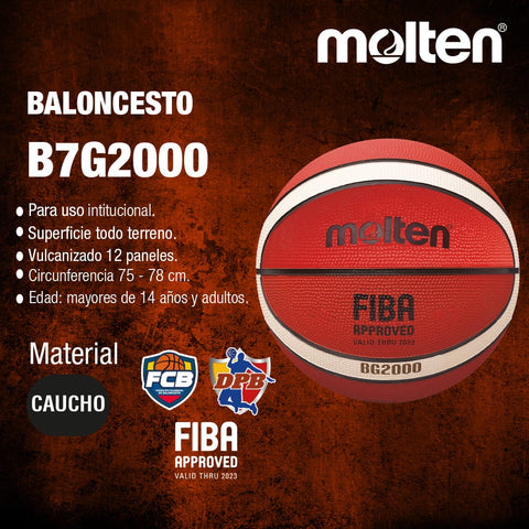 Balón de Baloncesto Molten BG2000 - Molten ColombiaBalón de Baloncesto