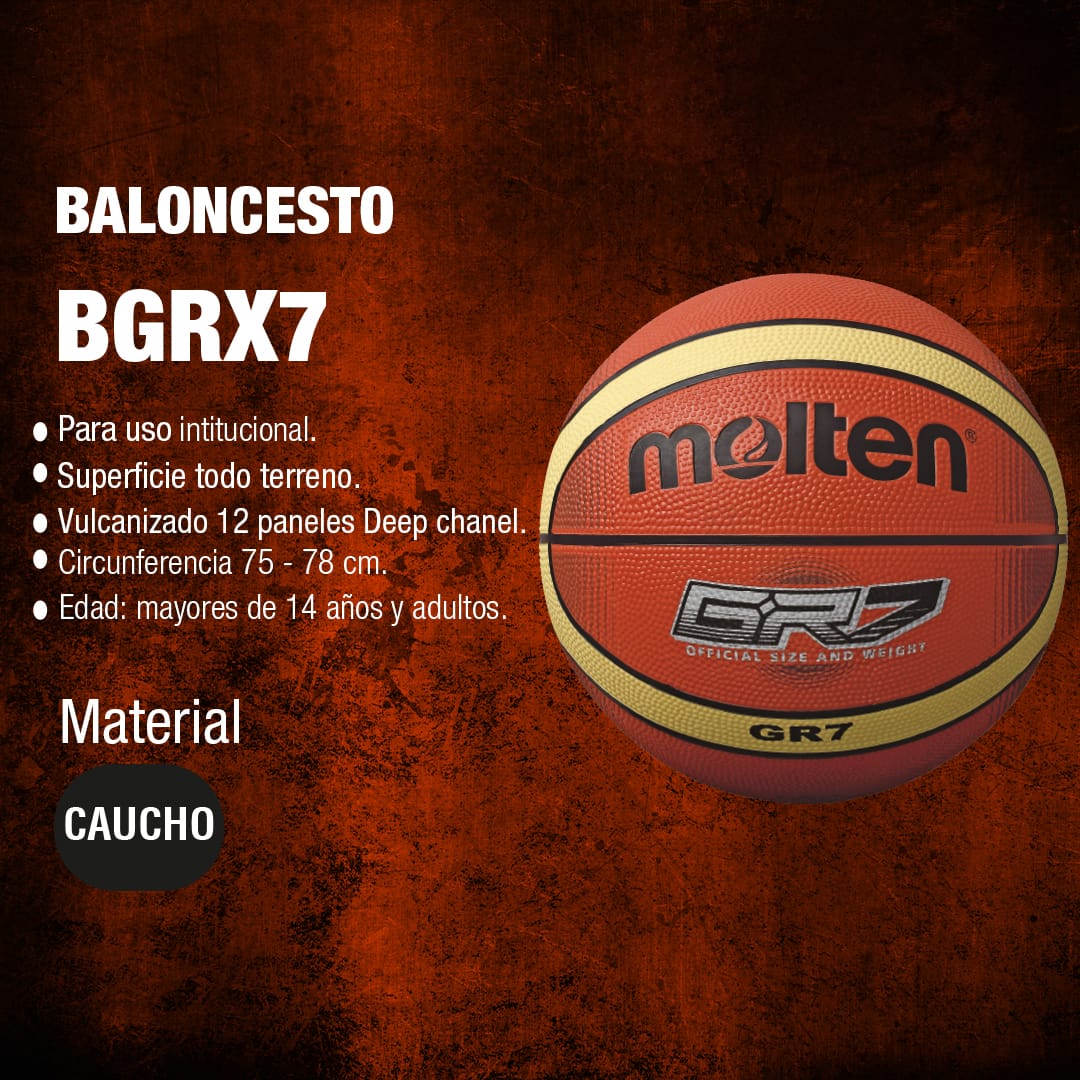 Balón de Baloncesto Molten BGRX - Molten ColombiaBalón de Baloncesto