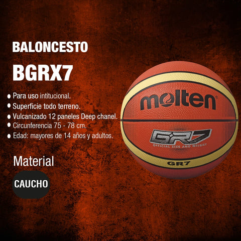 Balón de Baloncesto Molten BGRX - Molten ColombiaBalón de Baloncesto
