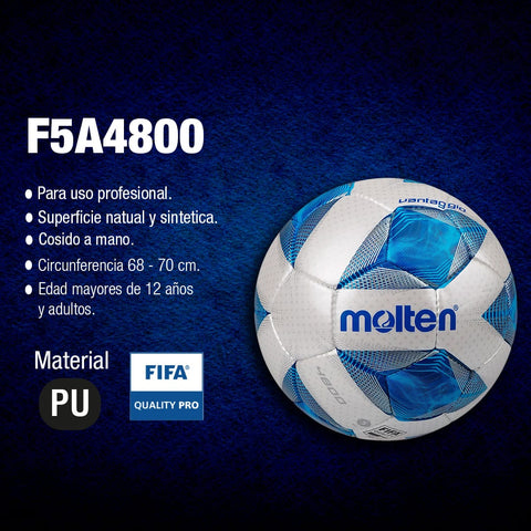 Balón de Fútbol Molten F5A4800 - Molten Colombia Balón de Fútbol origial oficial especificaciones