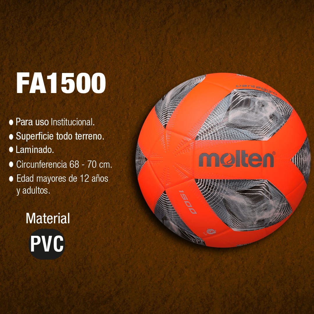 Balón de Futbol Molten FA1500 - Molten ColombiaBalón de Fútbol
