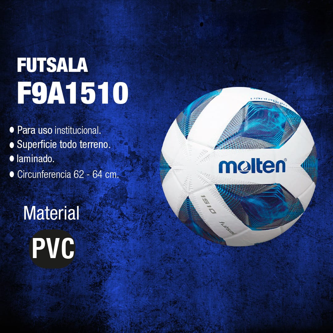 Balón de Fútbol Sala Molten F9A1510 - Molten Colombia Balón de Fútbol Sala