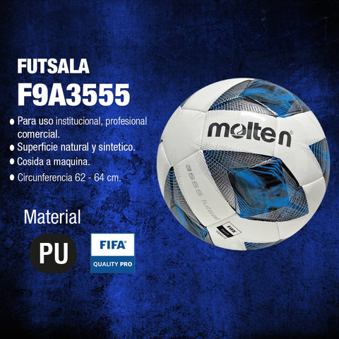 Balón de Fútbol Sala Molten F9A3555 - Molten ColombiaBalón de Fútbol Sala