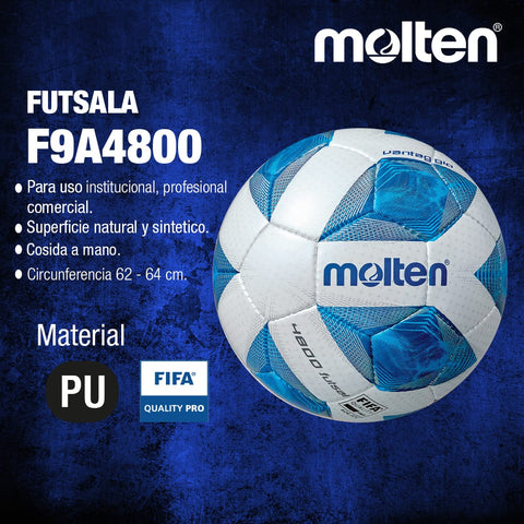 Balón de Fútbol Sala Molten Sello FIFA F9A4800 - Molten ColombiaBalón de Fútbol Sala