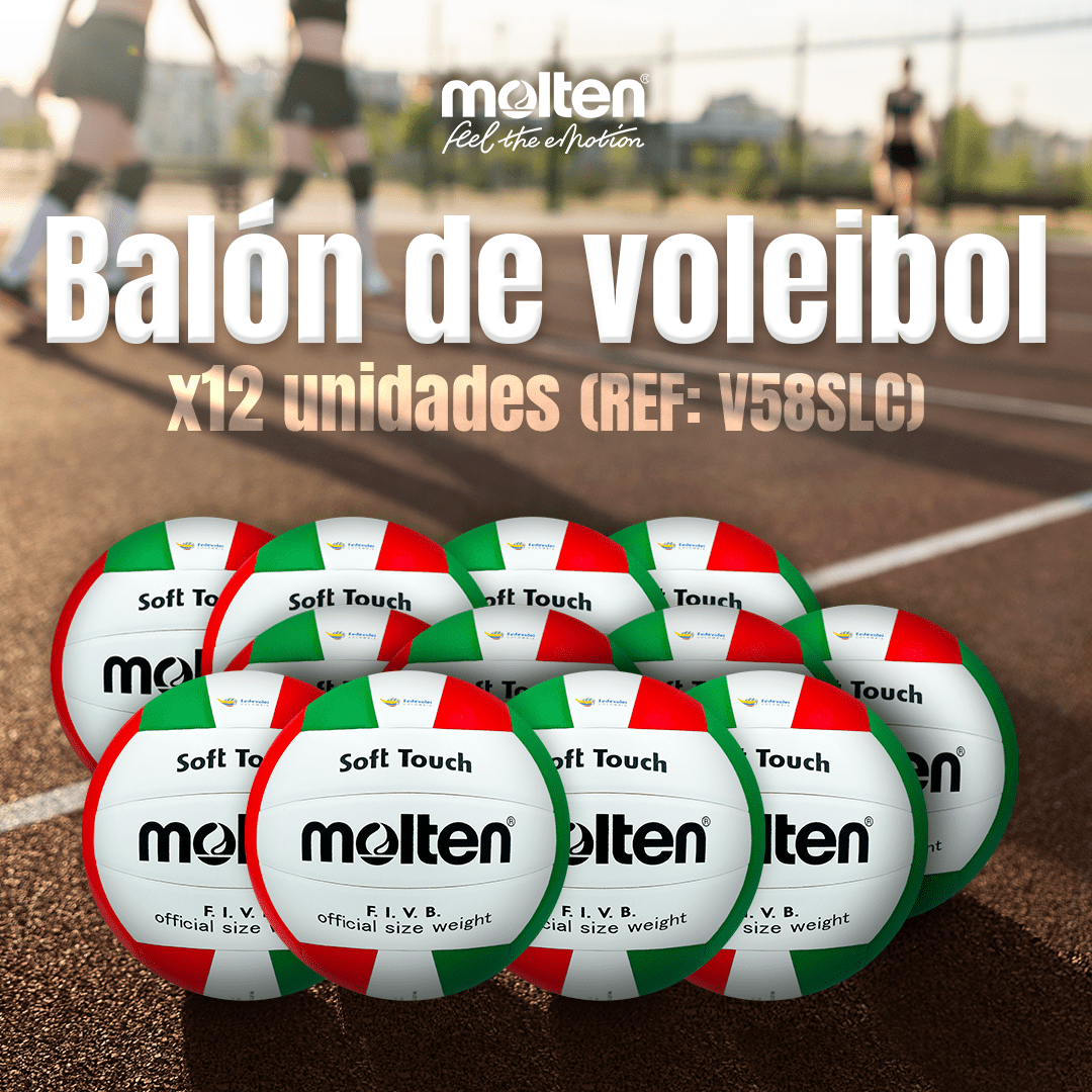 Balón de Voleibol Molten V58SLC (SET X 12) - Molten ColombiaBalón de Voleibol
