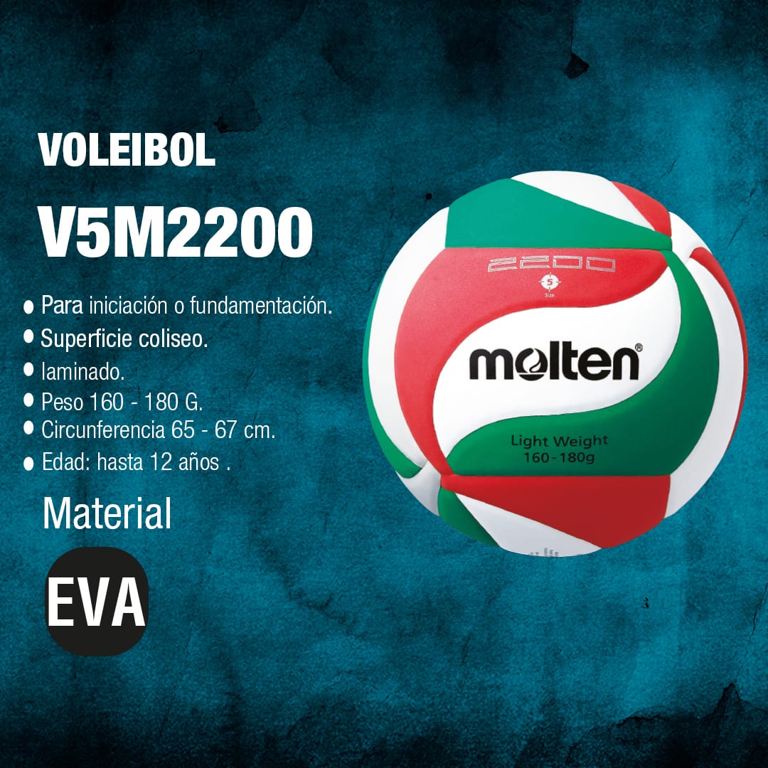 Balón de Voleibol Molten VM2200 - Molten ColombiaBalón de Voleibol