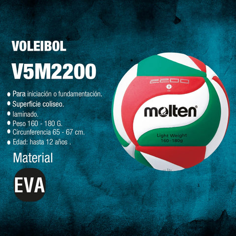 Balón de Voleibol Molten VM2200 - Molten ColombiaBalón de Voleibol