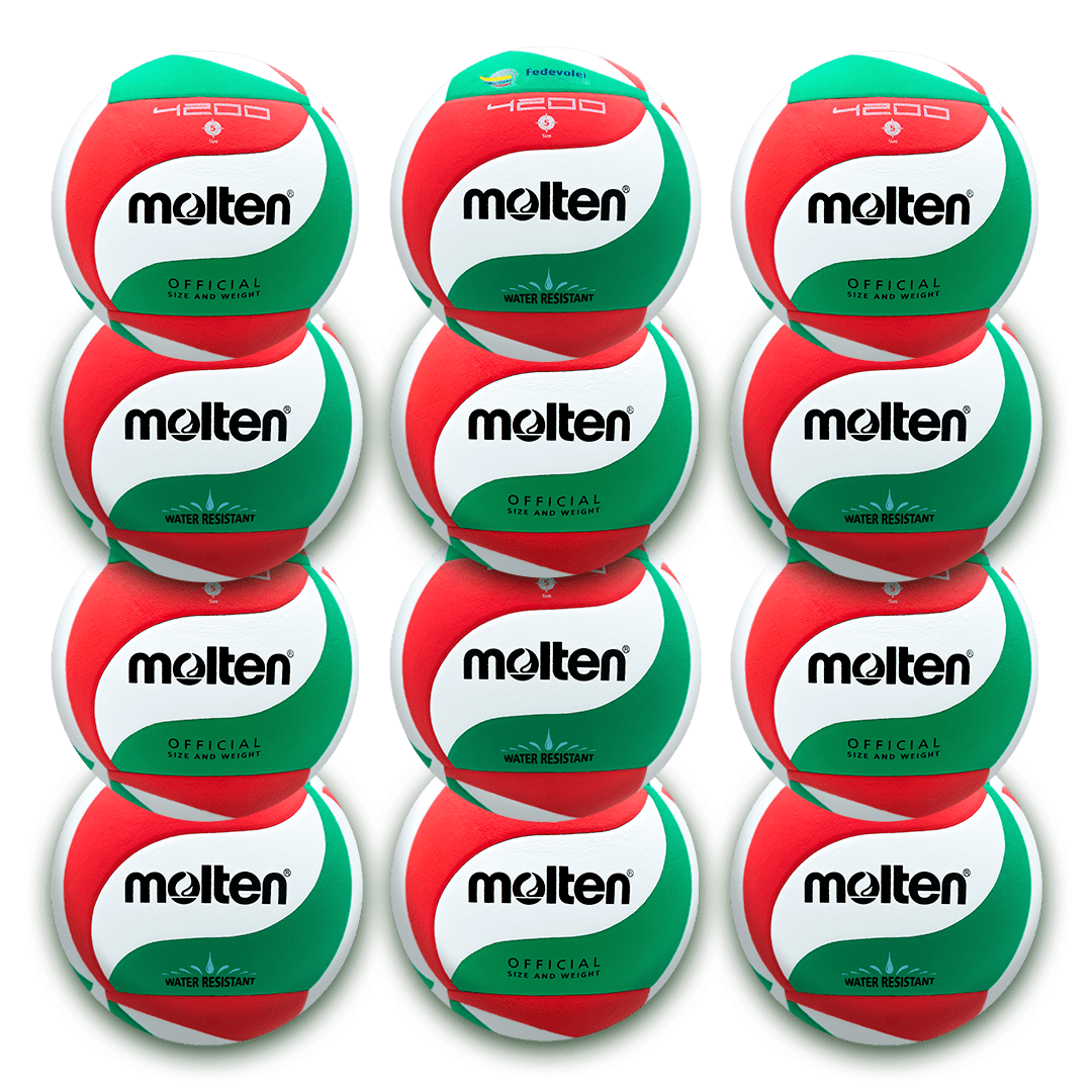 SET X 12 Balónes de Voleibol Molten VM4200 - Molten ColombiaBalón de Voleibol