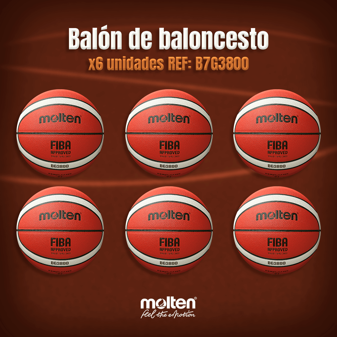 SET X6 Balón de Baloncesto Molten BG3800 - Molten ColombiaBalón de Baloncesto